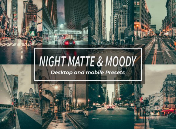 Download Night Matte &amp; Moody Lightroom Presets - Moody lightroom presets Collection