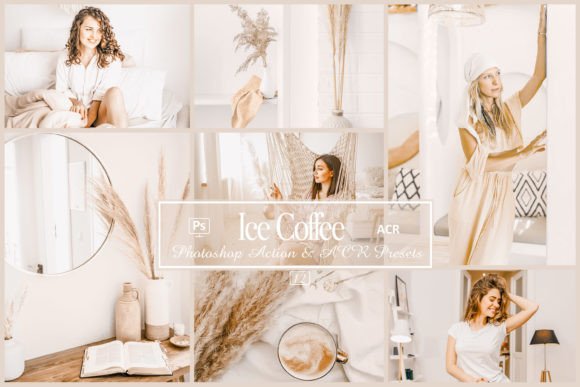 Download 12 Ice Coffee Photoshop Actions and ACR - Coffee Collection